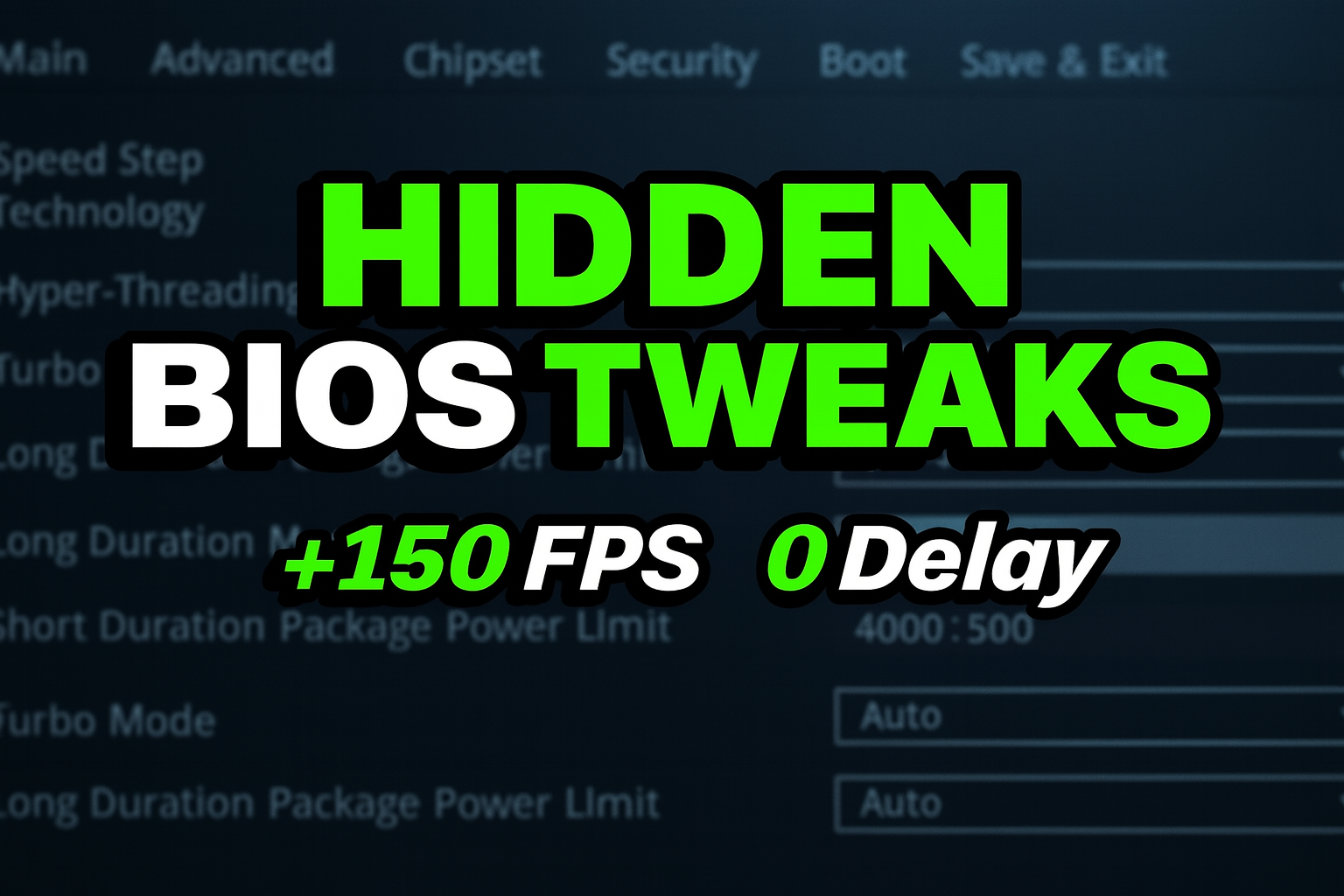BIOS-Optimierung