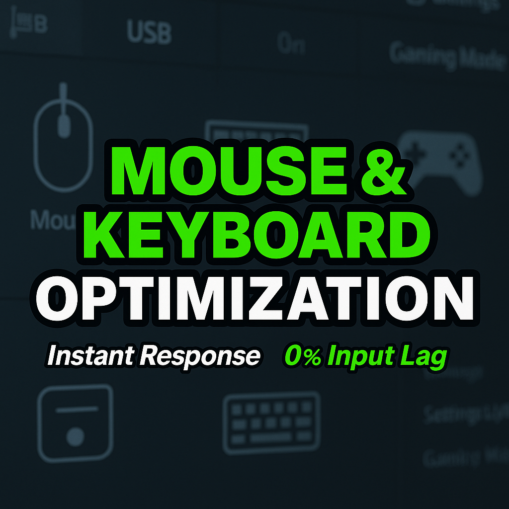 Maus & Keyboard.-Optimierung